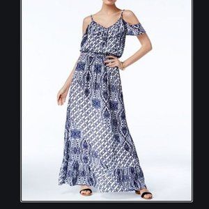 SOLD OUT!! INC International Concepts Coldshoulder Maxi Dress